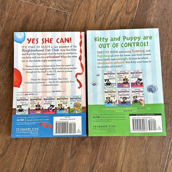 2 Bad Kitty Books - Picture 2 of 2